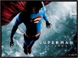 niebo, Brandon Routh, Superman Returns, leci